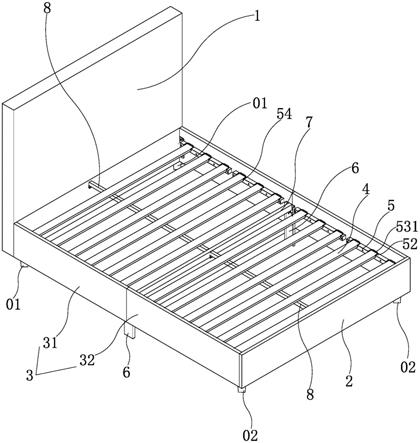 软体床木架结构图片图片