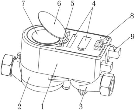 水表的结构图图片