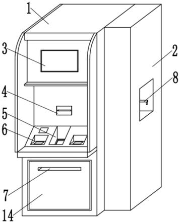 自助售票机平面图图片