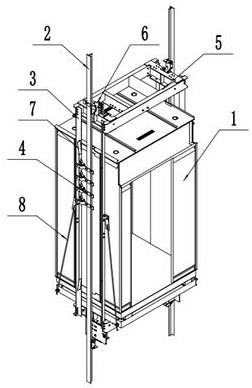 电梯轿厢门结构图图片