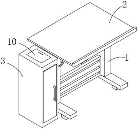 一种多功能教学用绘图桌