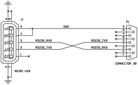 usb转rs232串口接线图图片