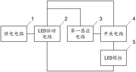 一種感應led電路及led燈