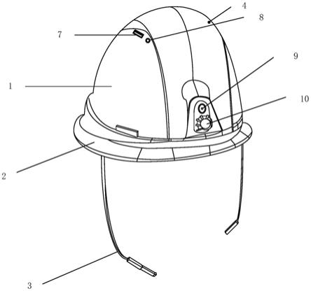 一种输电铁塔施工人员专用安全帽