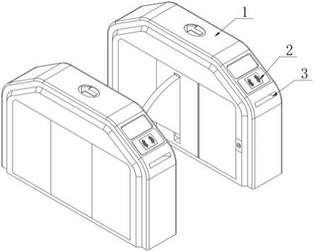 自动检票机结构示意图图片