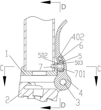 一种折叠接头及折叠接头手柄自动固定装置的制作方法