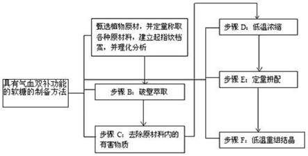 具有气血双补功能的软糖组方及制备方法与流程