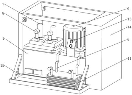 一种试验台用可移动式液压站的制作方法
