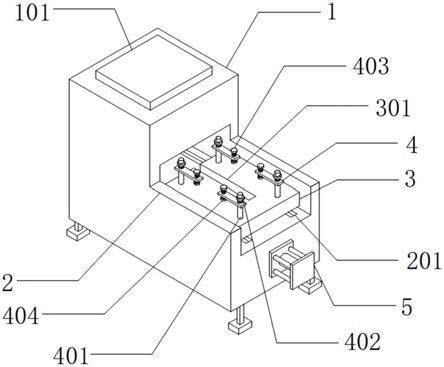 一种半导体清洗设备用大型PTFE材料加工装置的制作方法