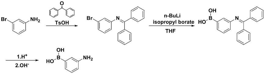 一种氨基苯硼酸的制备方法与流程