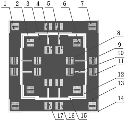 一种高抗振动型全对称MEMS陀螺仪传感器结构的制作方法