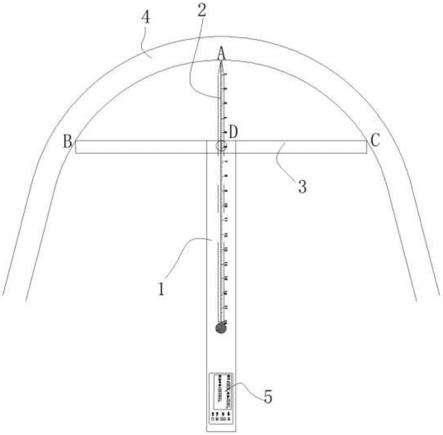 线缆弯曲半径计算尺的制作方法