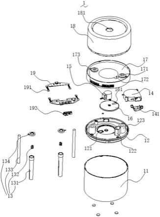 [0001]本实用新型涉及加湿器产品技术领域,尤其涉及一种结构设计豪眄