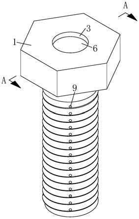 一种拉力可调节式螺栓的制作方法