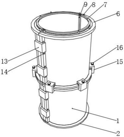 一种组合式建筑混凝土用钢模板圆模的制作方法