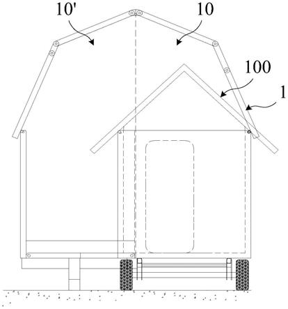 移动拓展房屋及可变形旅居房车的制作方法