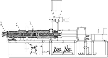 适用于双壁波纹管的双螺杆挤出机的制作方法
