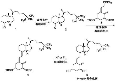 一种14-epi-氟骨化醇异构体杂质的制备方法与流程