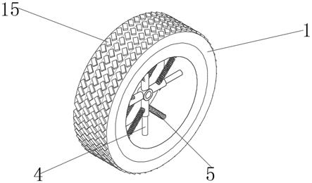 一种无钢丝和帘子布的一体硫化免充气橡胶轮胎的制作方法