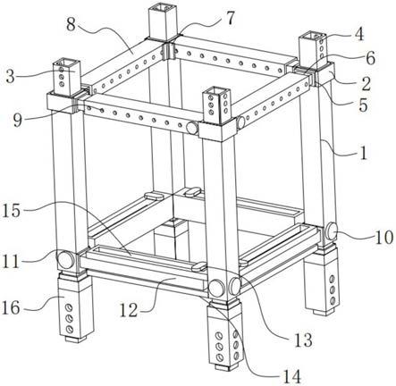 一种钢结构装配式电梯的连接结构的制作方法