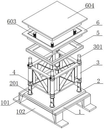 一種帶有加固結構的建筑施工用支撐架的制作方法