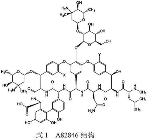 一种生产A82846B的基因工程菌及其制备方法与流程