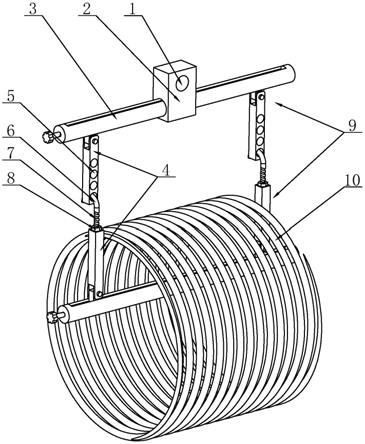 一种钢丝卷吊挂装置的制作方法