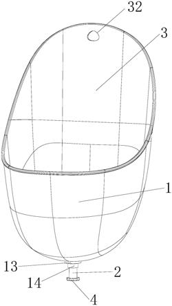 分体式小便斗的制作方法