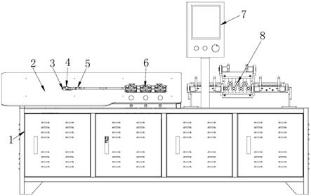 一种采用中心模具做为切刀和成型模具的线材成型机的制作方法