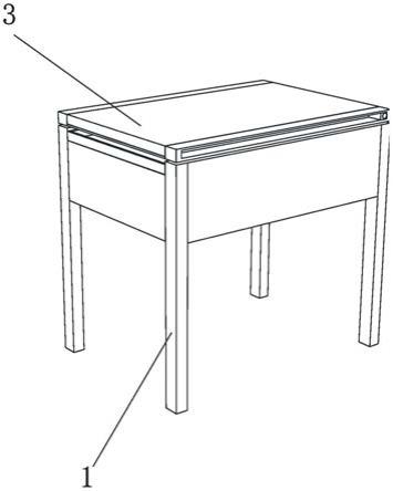便于放置物品的数学教学用讲桌的制作方法