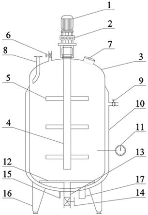 反应釜简易图图片