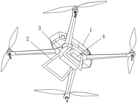四旋翼无人机简笔画图片