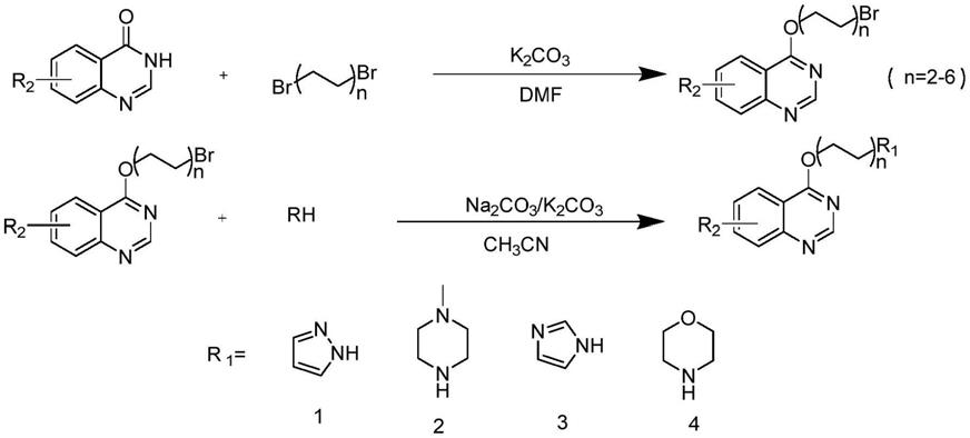 一种喹唑啉含氮杂环衍生物及制备方法和用途