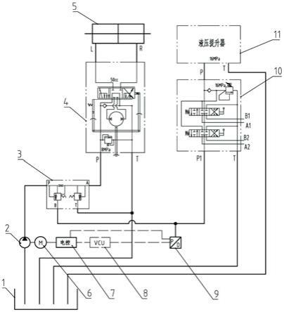 一种新型电动拖拉机液压系统的制作方法