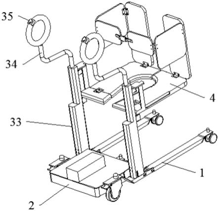 一种兼具床椅功能的升降式移位车的制作方法