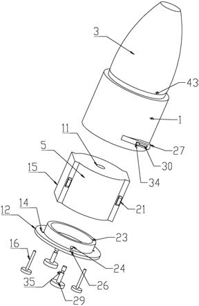 一种内部填充保温材料发泡的一体化航标灯灯器的制作方法