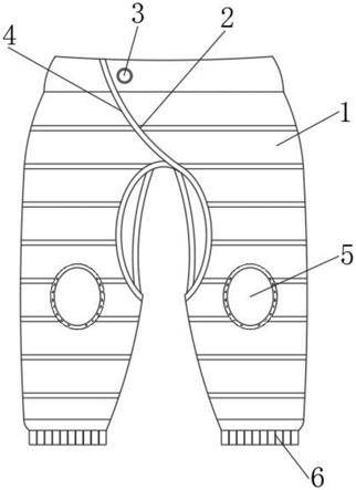 一种易替换防感染儿童开裆裤的制作方法