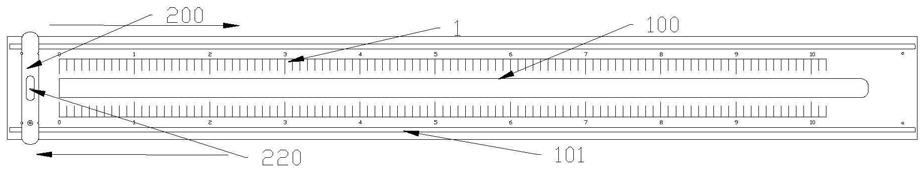方便划线的尺子的制作方法