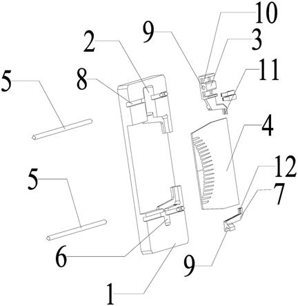 一种CMY色片的安装夹具的制作方法