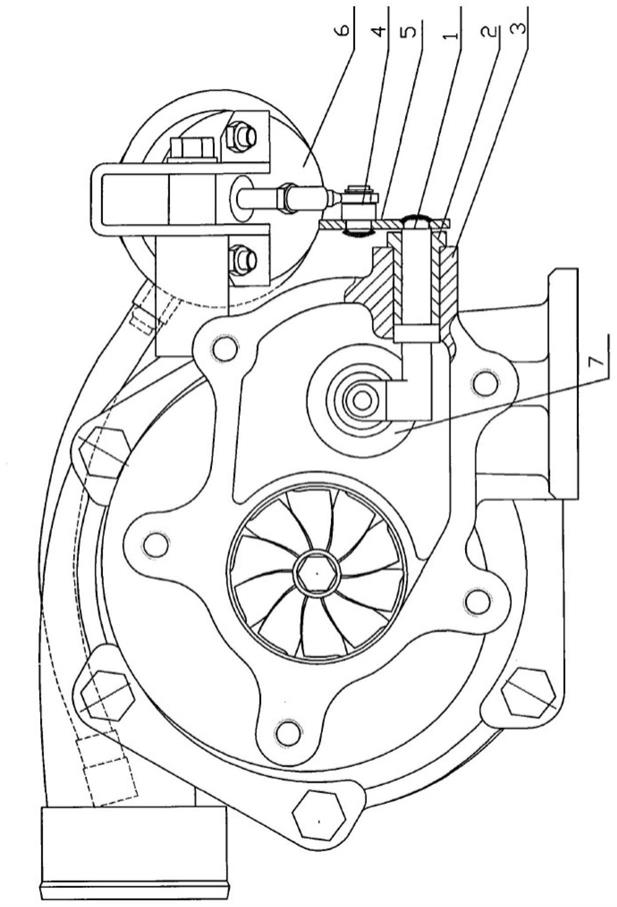 涡轮增压器旁通阀的传动轴和轴套配合结构和涡轮增压器的制作方法