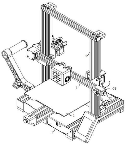 一种快速调节皮带涨紧度的3D打印装置的制作方法