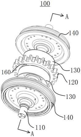用于非动力齿轨转向架的制动轮对和非动力齿轨转向架的制作方法