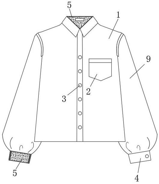 耐污抗菌型衬衫的制作方法