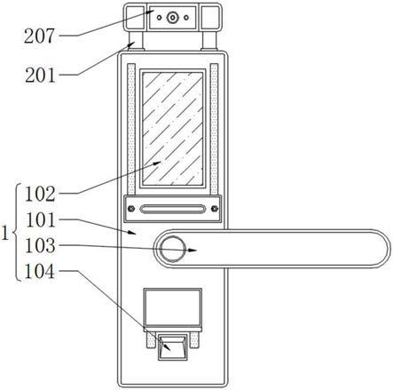 一种可进行人脸识别的智能门锁的制作方法