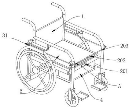 一种具有防护组件的多功能轮椅