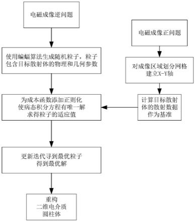 一种基于蝙蝠算法的介质目标电磁探测方法