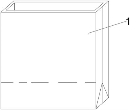 一种方底包装袋的制作方法