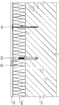 一种分层机械固压外墙保温系统的制作方法