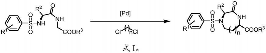 环肽化合物及钯催化C-H烷基化构建该环肽化合物的方法