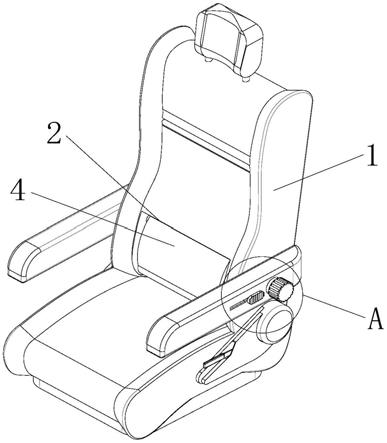 一种可调腰靠角度的座椅椅背的制作方法